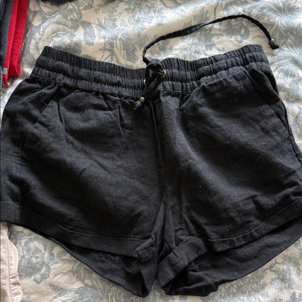 Women's Black Casual Shorts